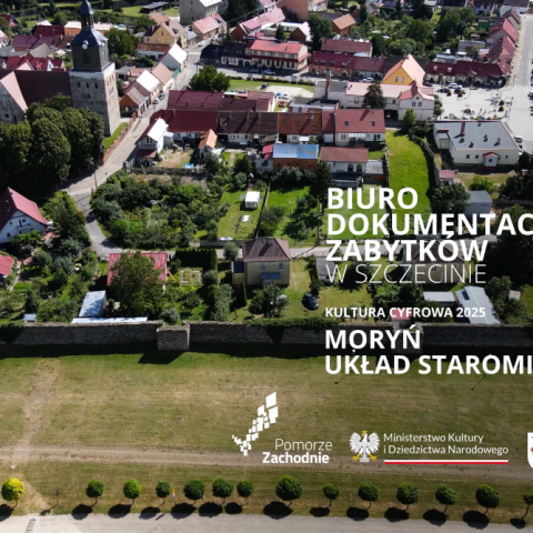 Powiększ obraz: MORYŃ - Old town layout