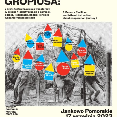 Powiększ obraz: Pawilon Pamięci przy Spichlerzu Gropiusa - plakat